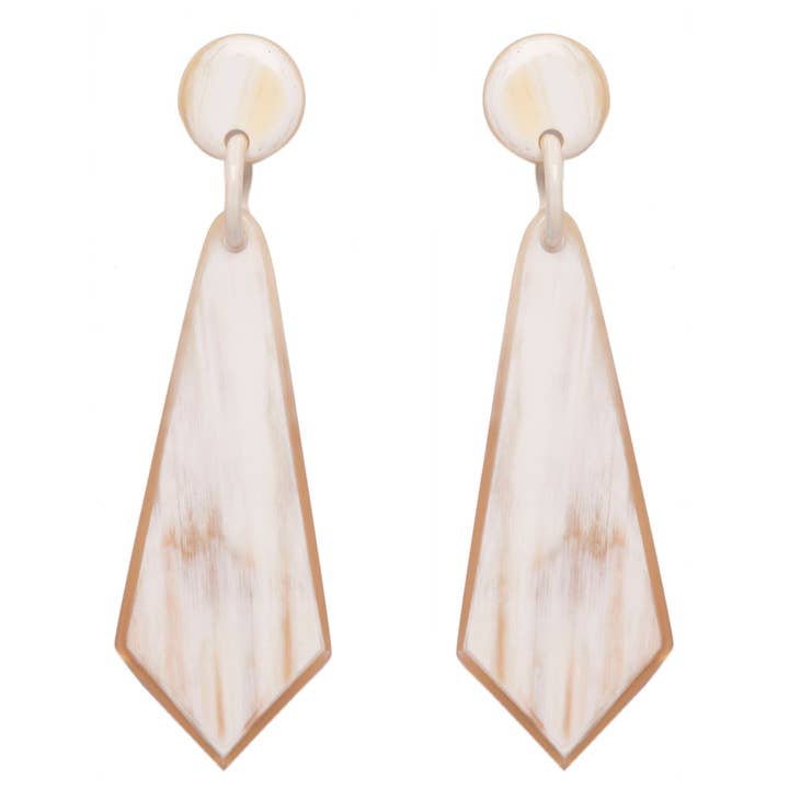 Buffalo Horn Earrings for wholesale by VIVO