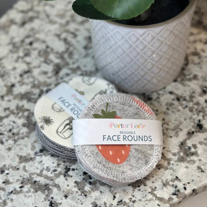 Porter Lee's - Wholesale Makeup Remover - Reusable Face Rounds--Surprise Prints