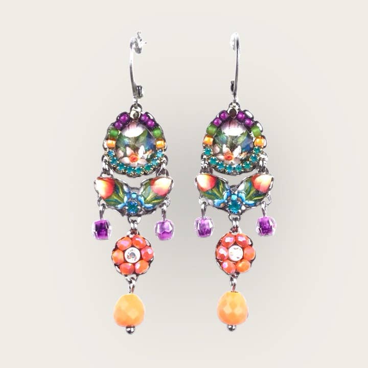 Crystal earrings PROMESA for wholesale by melizijewelry