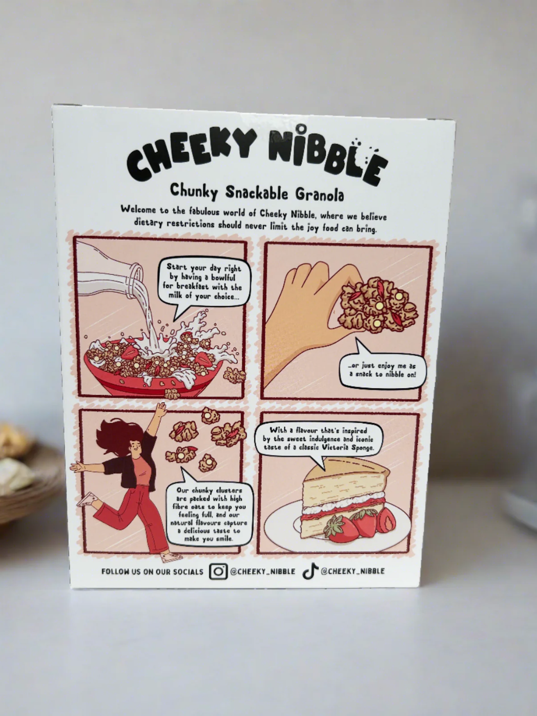 Cheeky Nibble – wholesale Granola – Victoria Sponge Granola - Gluten Free4