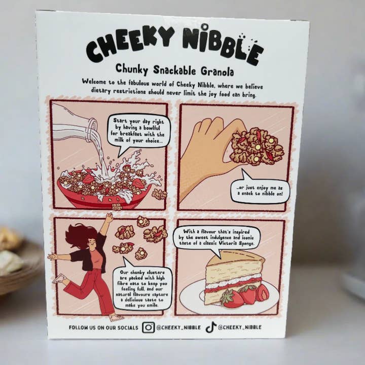Cheeky Nibble – wholesale Granola – Victoria Sponge Granola - Gluten Free4
