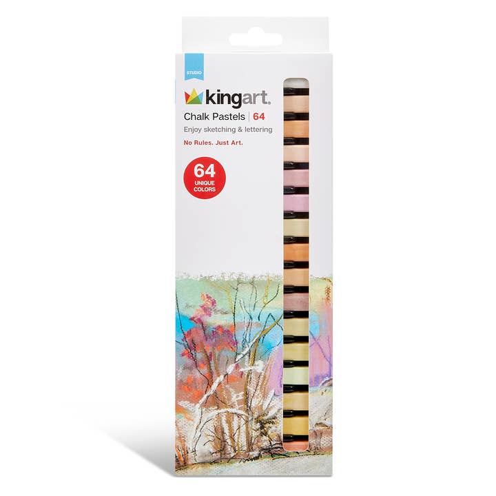 KINGART - Wholesale Chalk - Chalk Pastels 64 pc5