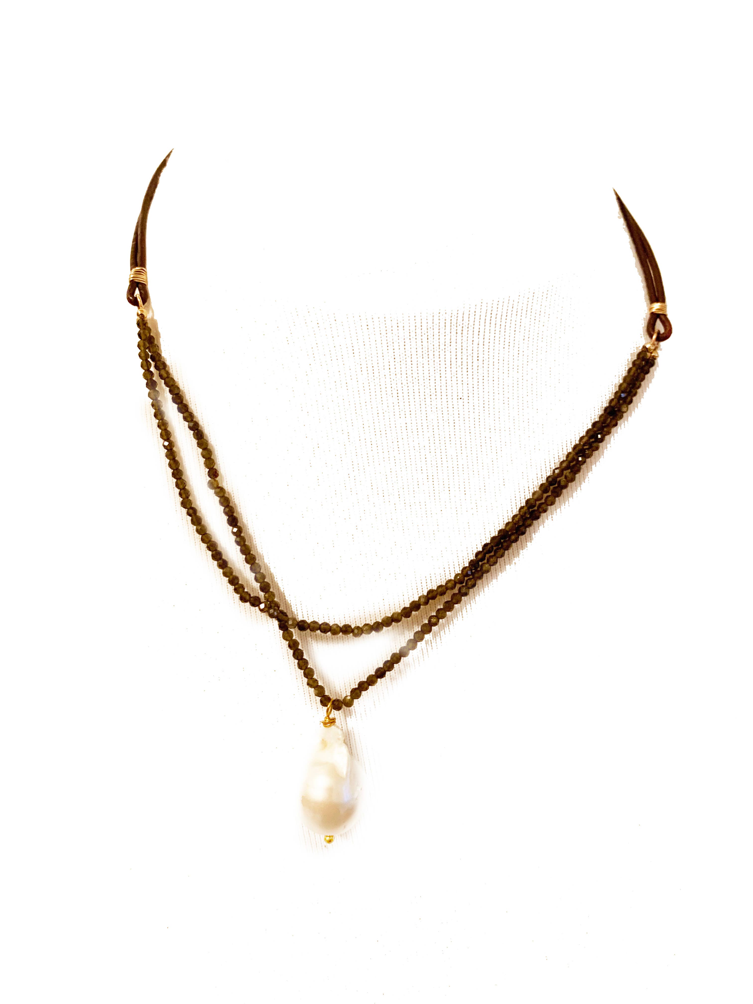 Hila - Wholesale Pendant/Charm Necklace - Cape Double Stranded Pendant Necklace9