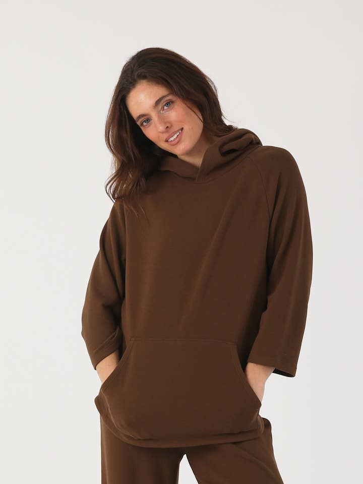 Comfy State Raglan: Chocolate for wholesale by Glyder