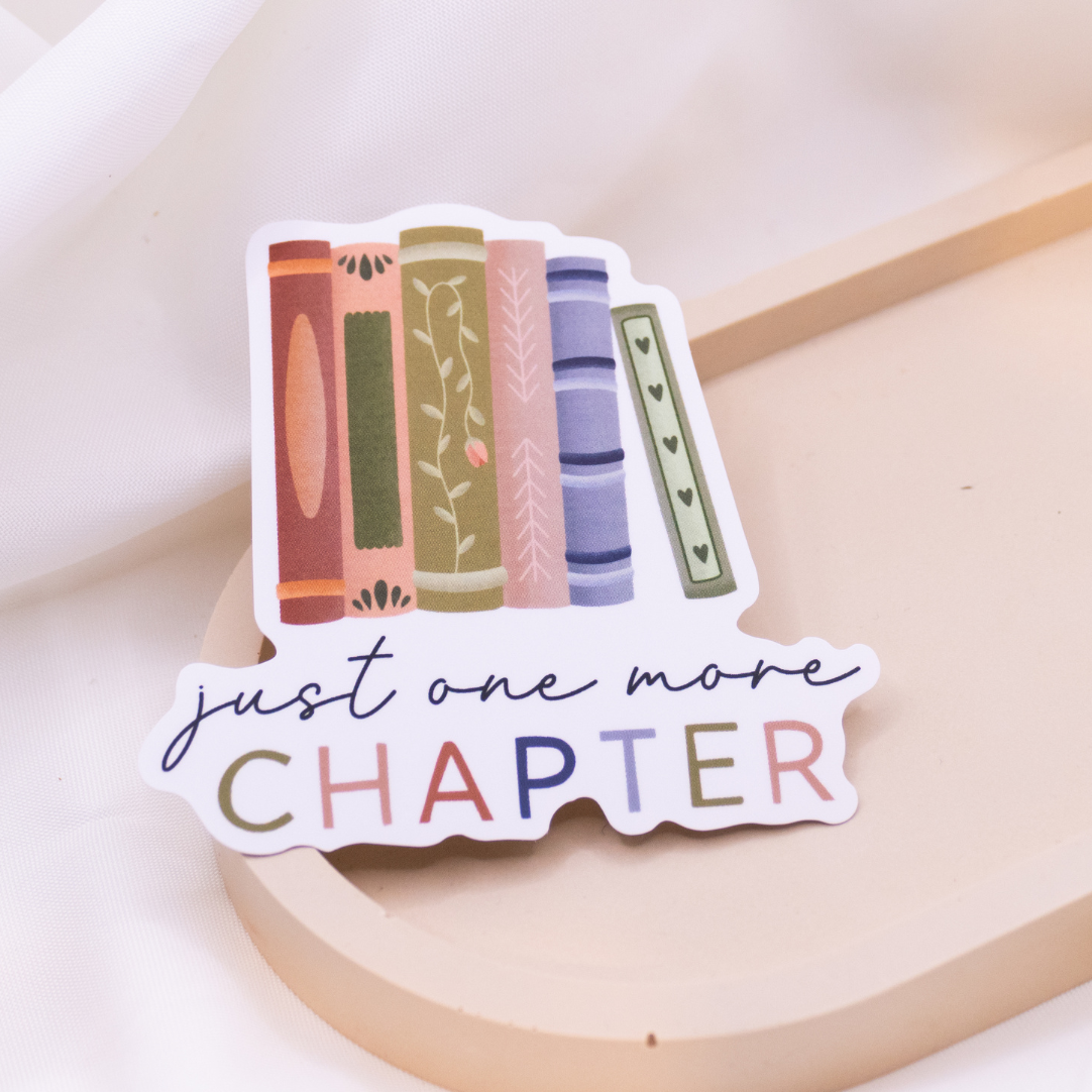 Tilda&Theo - Wholesale Sticker - Reading “One more Chapter” Sticker Book - Vinyl Decal1