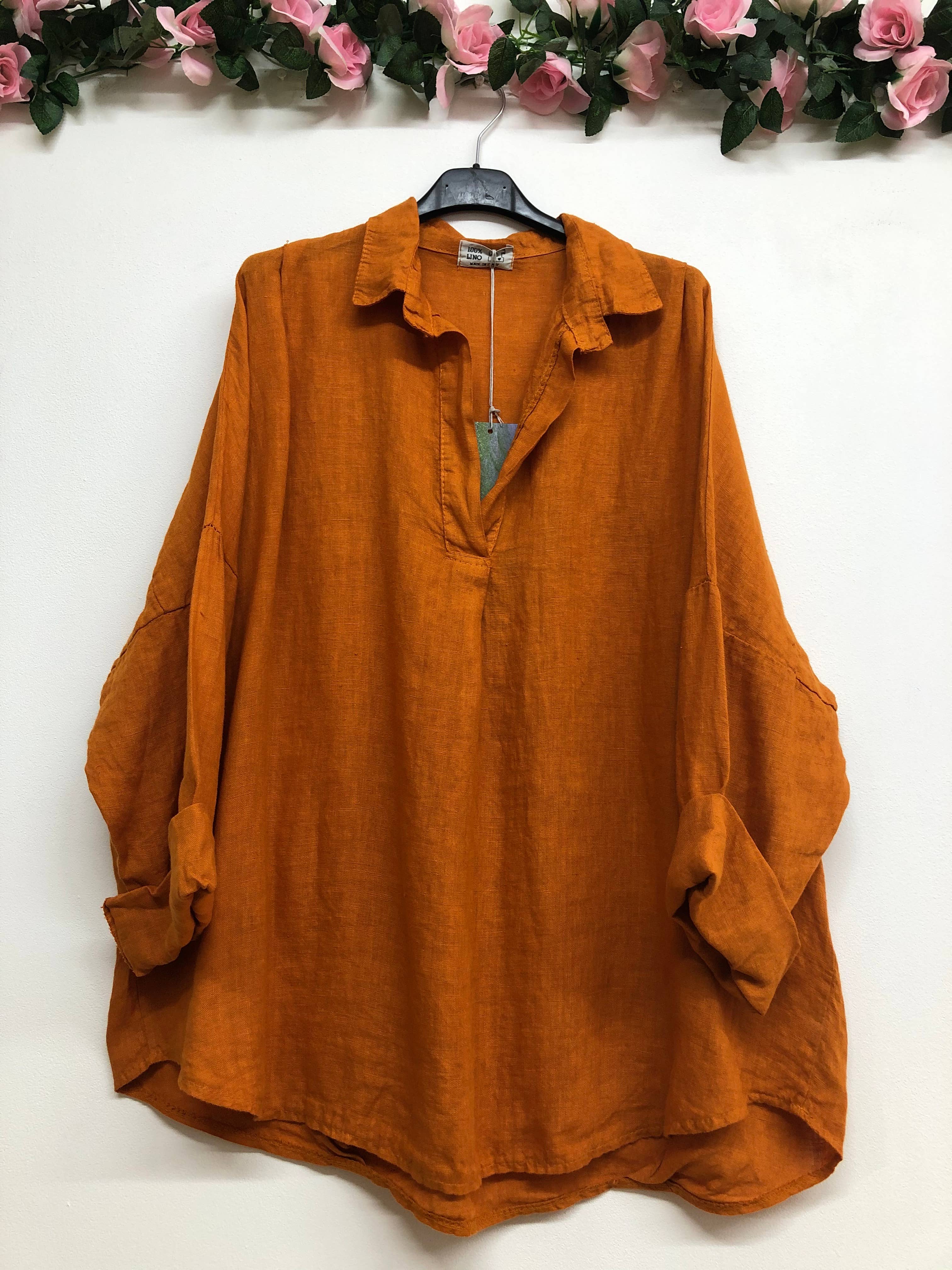 LINEN & COTTON HOUSE – Túnica - Mulher por atacado – CAMISA DE LINHO PARA MULHER 97188ROUPA PRIMAVERA VERÃO39