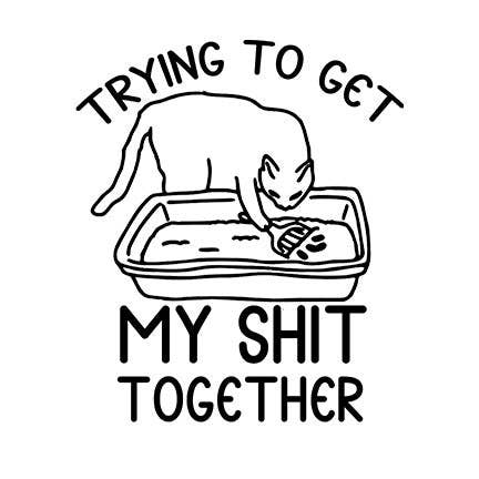 Tentando Juntar a Minha Cura - Decalque por atacado de Fuzzbutt Boutique LLC