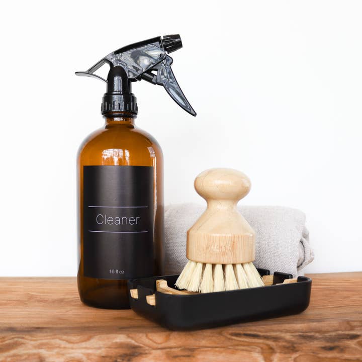 Town & Earth - Wholesale Spray Bottle - Glass Spray Bottle | 16oz Amber | Cleaner & Room Spray