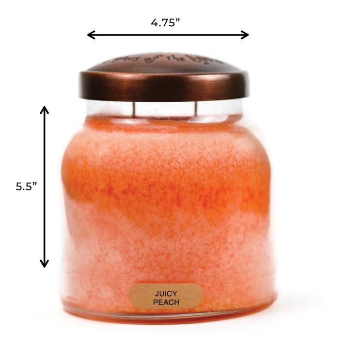 A Cheerful Giver – wholesale Jar/filled candle – KOTL Papa Candle (34oz.) – Juicy Peach4
