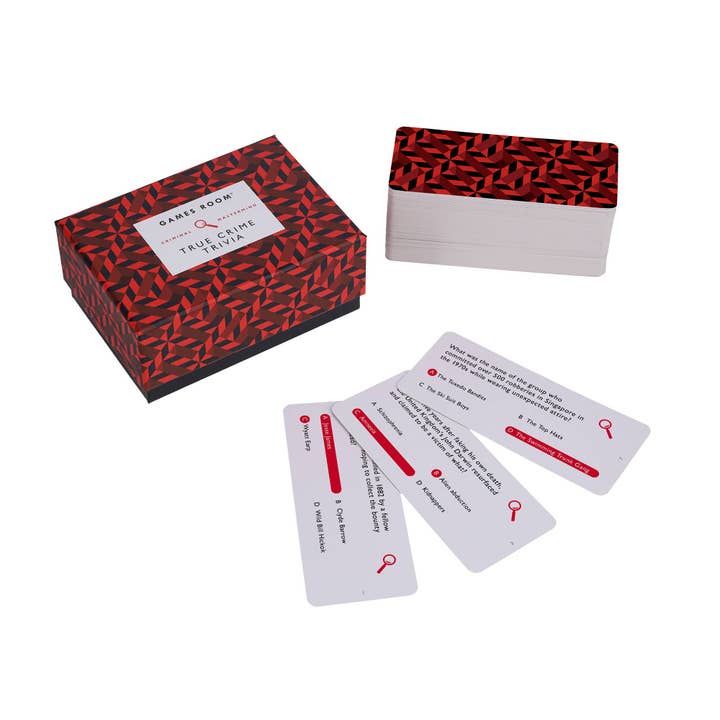 Chronicle Books - Wholesale Card Game - True Crime Trivia