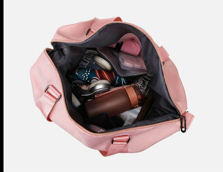 Active by Anna-Kaci - Wholesale Weekender Bag - Women's - Waterproof Lined Duffel Gym Bag2