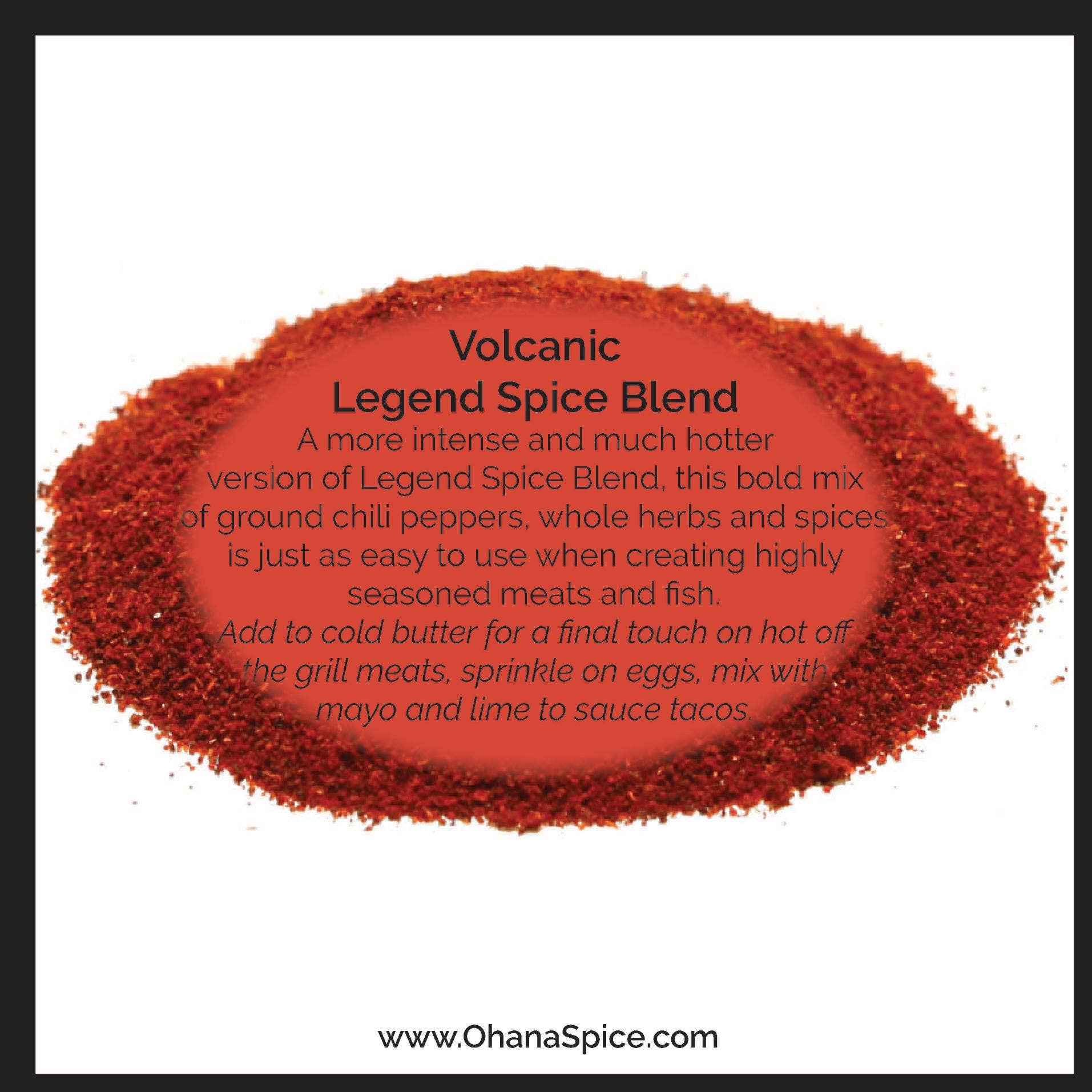 Ohana Spice Trading Co. - Wholesale Dried Spice Mix - Volcanic Legend Spice Blend1