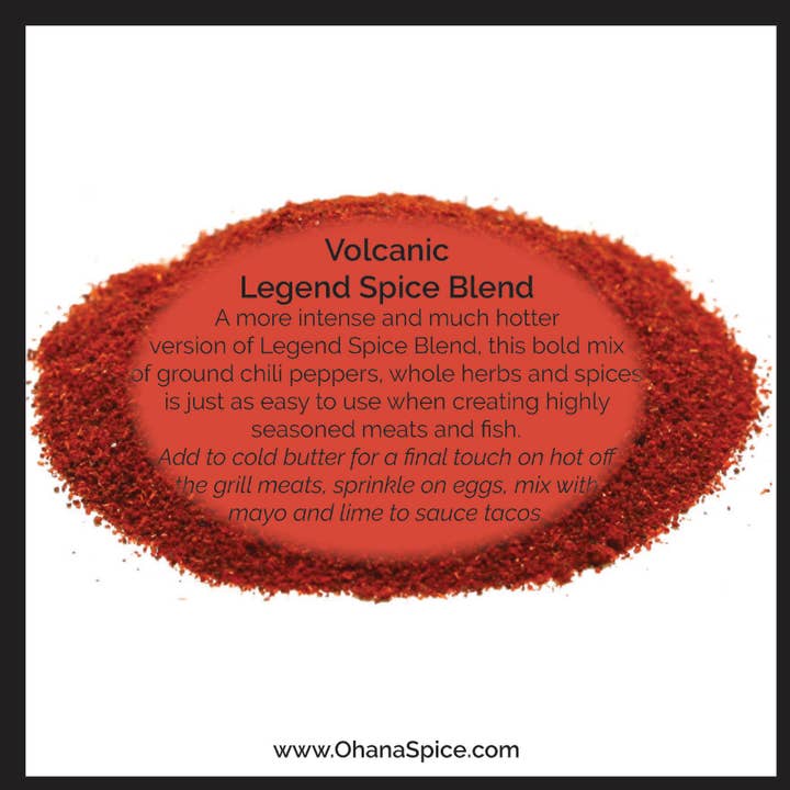 Ohana Spice Trading Co. - Wholesale Dried Spice Mix - Volcanic Legend Spice Blend1