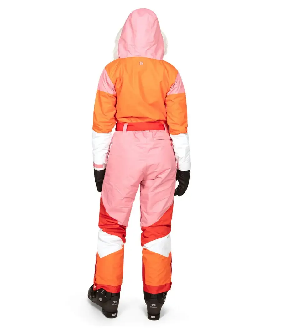 Tipsy Elves - Wholesale Ski Suit - Women's - Strawberry Shredder Snow Suit - Women's Colorblock Ski Suit1