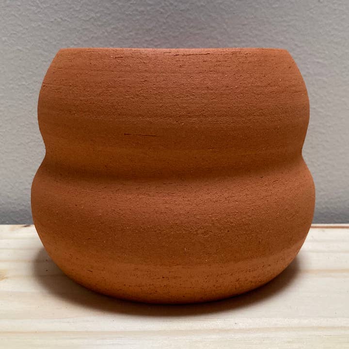 Raw Venus Planter - TerraCotta for wholesale by Katie Troisi Pottery