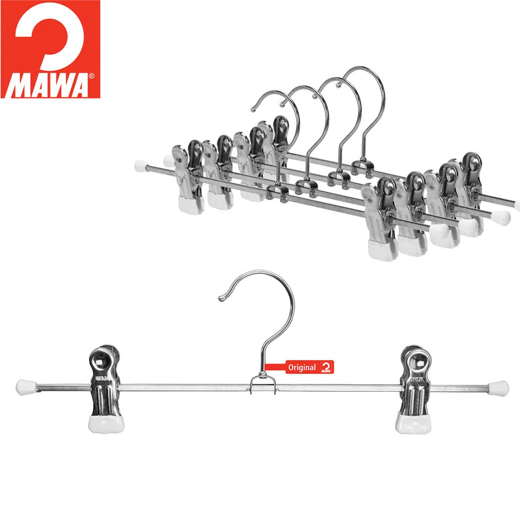 Reston Lloyd - Wholesale Clothes Hangers - MAWA, 16" Pant Clip Bar (4 Colors)3