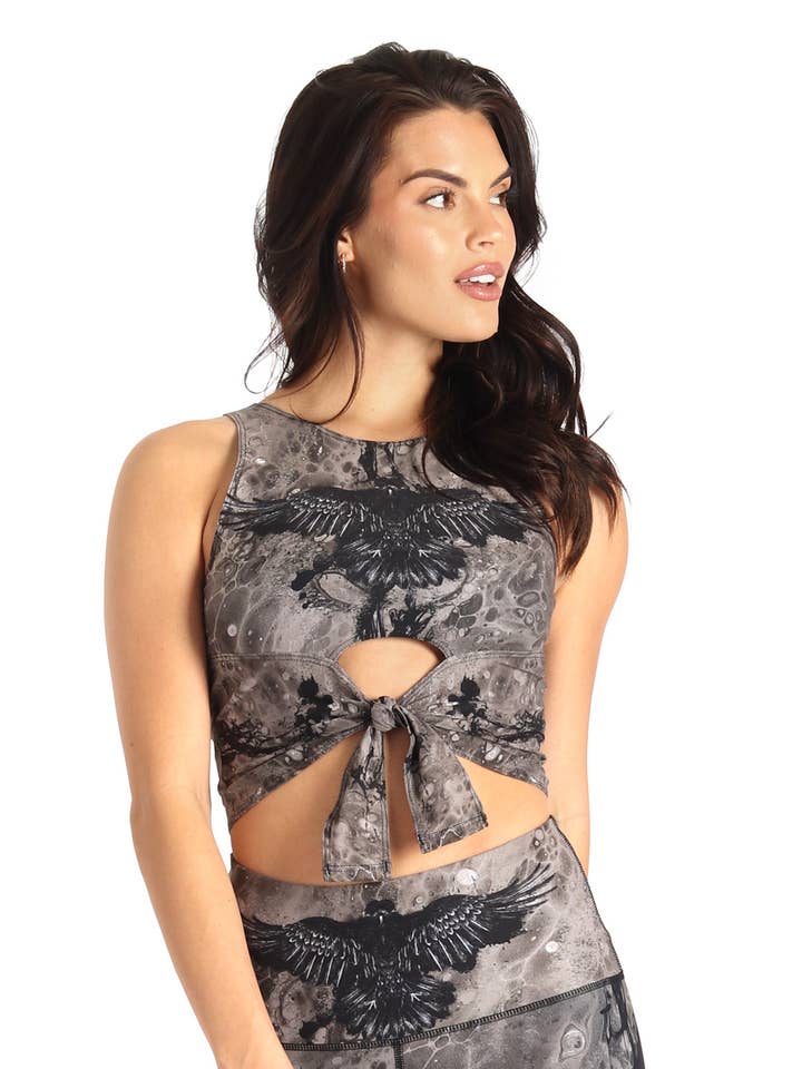 Reversible Knot Top in The Raven for wholesale on Faire2