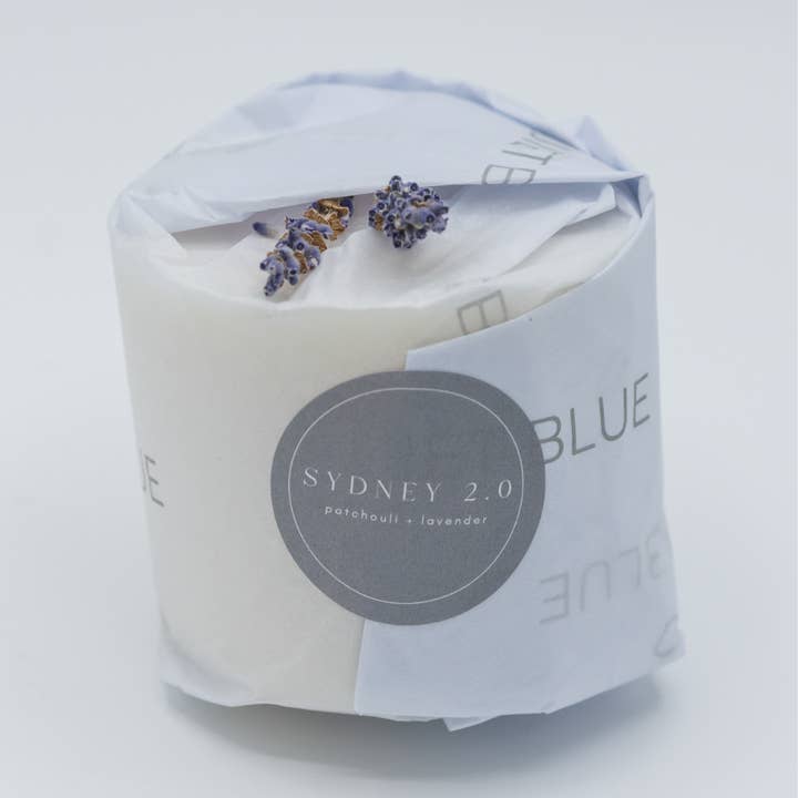 Quiet Blue - Wholesale Pillar Candle - Refill Candles1