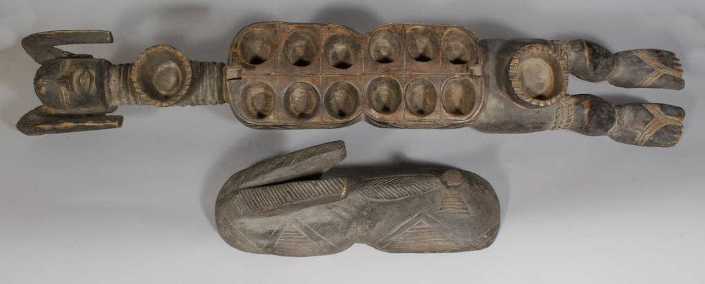 The Niger Bend - Venta al por mayor Escultura - Wari mujer reclinada juego2