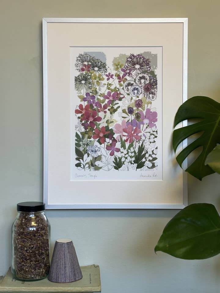 Clematis Print for wholesale by Amanda Ross