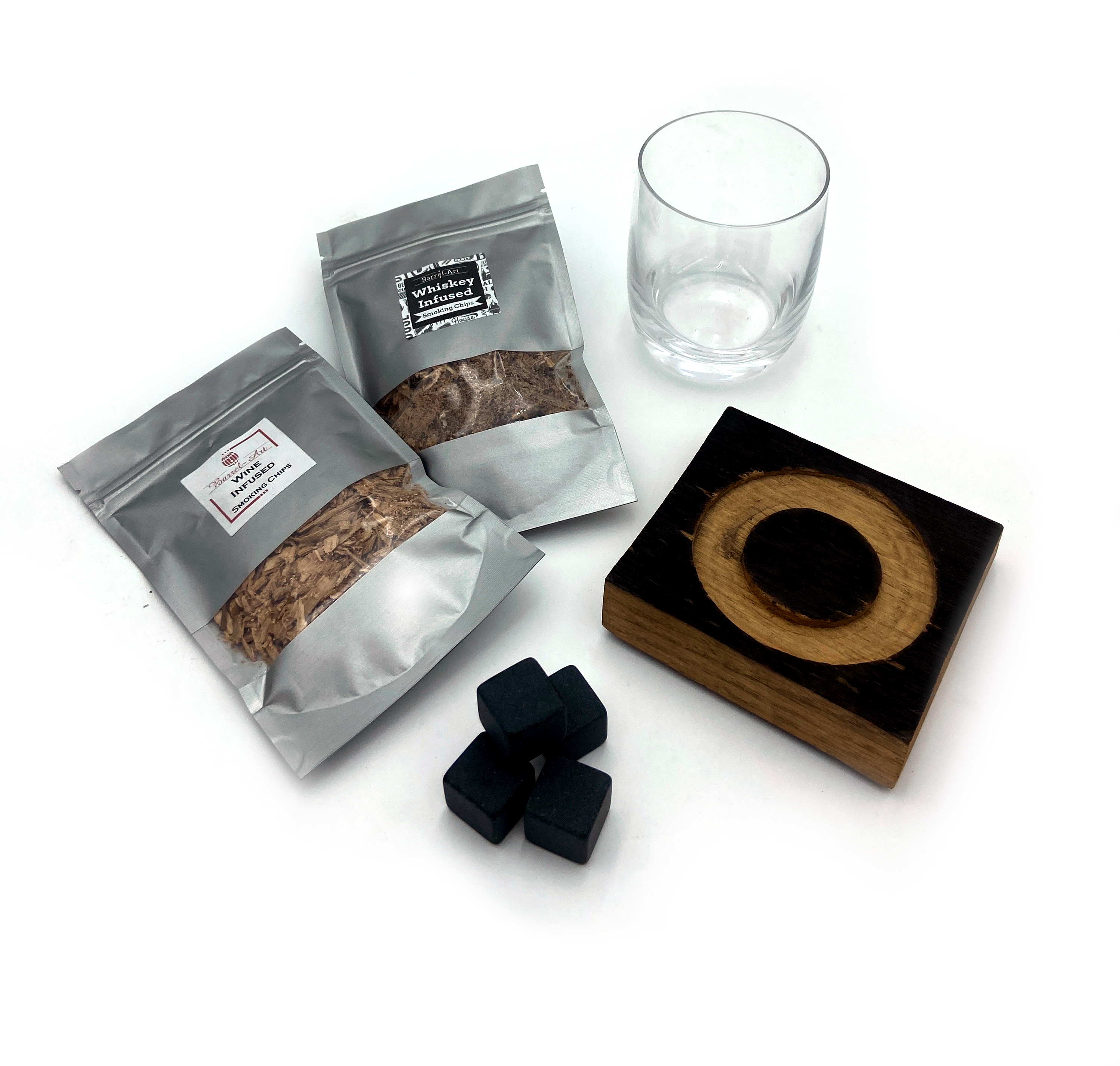 Barrel-Art - Vendita all'ingrosso Strumenti da bar - Kit autentico per cocktail affumicati con botte di whiskey0