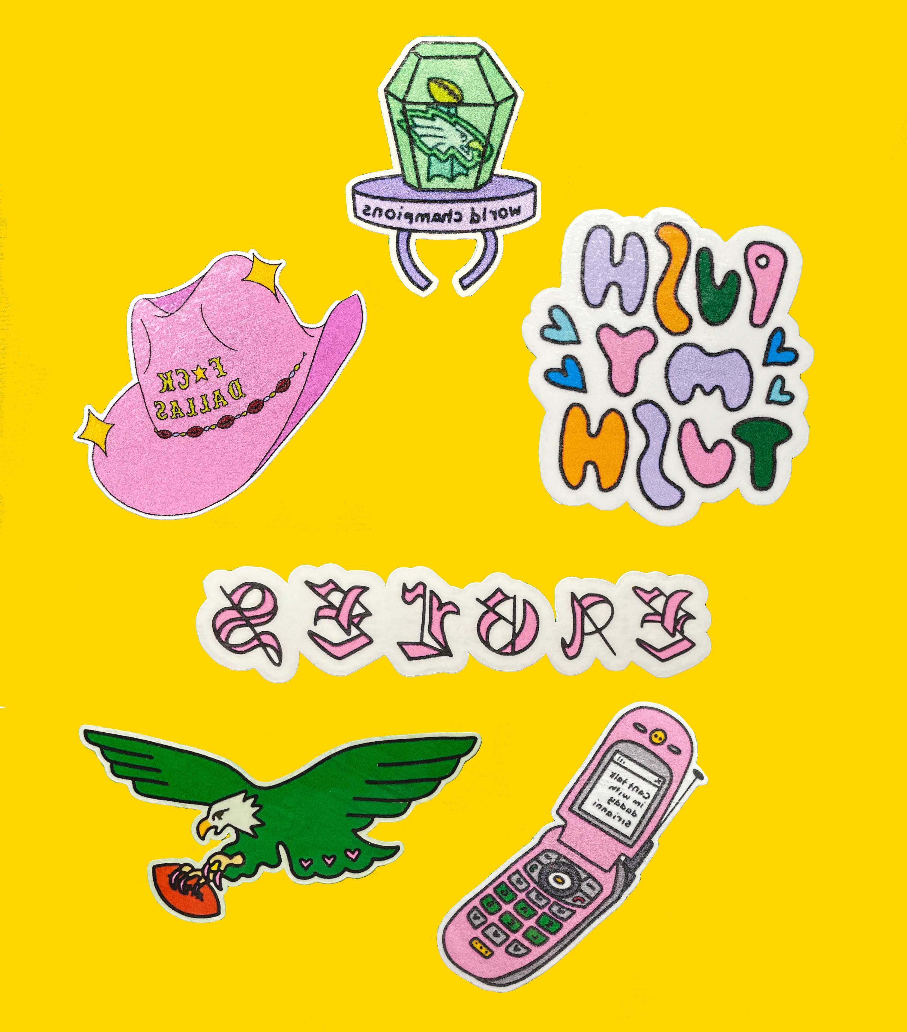 Lucky Lasso - Wholesale Temporary Tattoo - Eagles temporary tattoos3