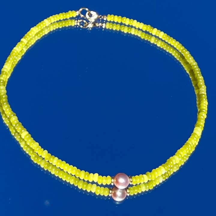 Heather Kahn – Engroshandel Perlehalskæde – Tahiti halskæde3