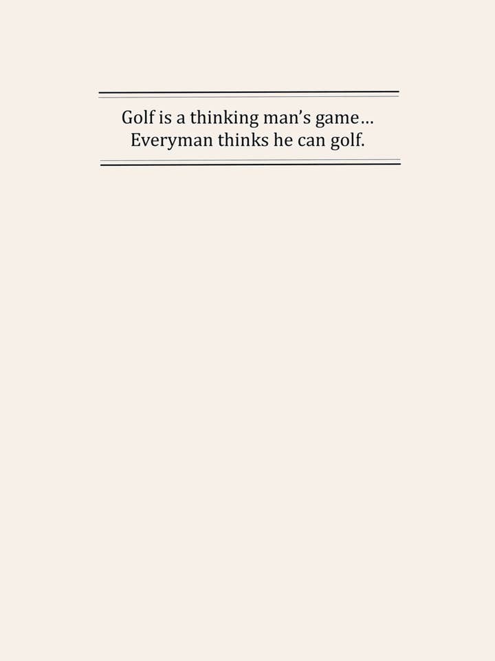 Golftaschen-Grußkarte mit Patentmotiv für den Großhandel von PATENT PRESS GREETING CARDS