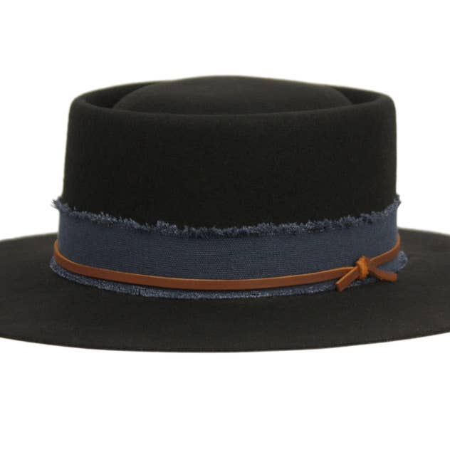 Epoch hats - Wholesale Fedora - Women's - Wide Brim Wool Felt Porkpie Fedora Hat5