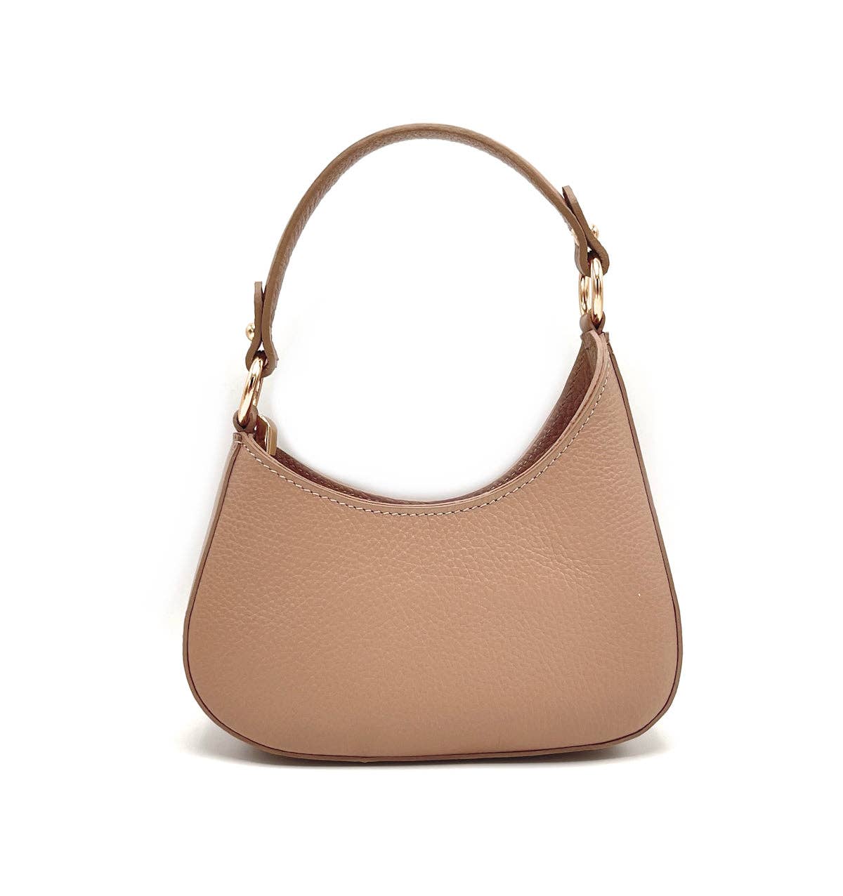 Suie Valentini srl - Venta al por mayor Bolso con correa - Mujer - Mini bolso de hombro de cuero genuino, hecho en Italia, art.11242311