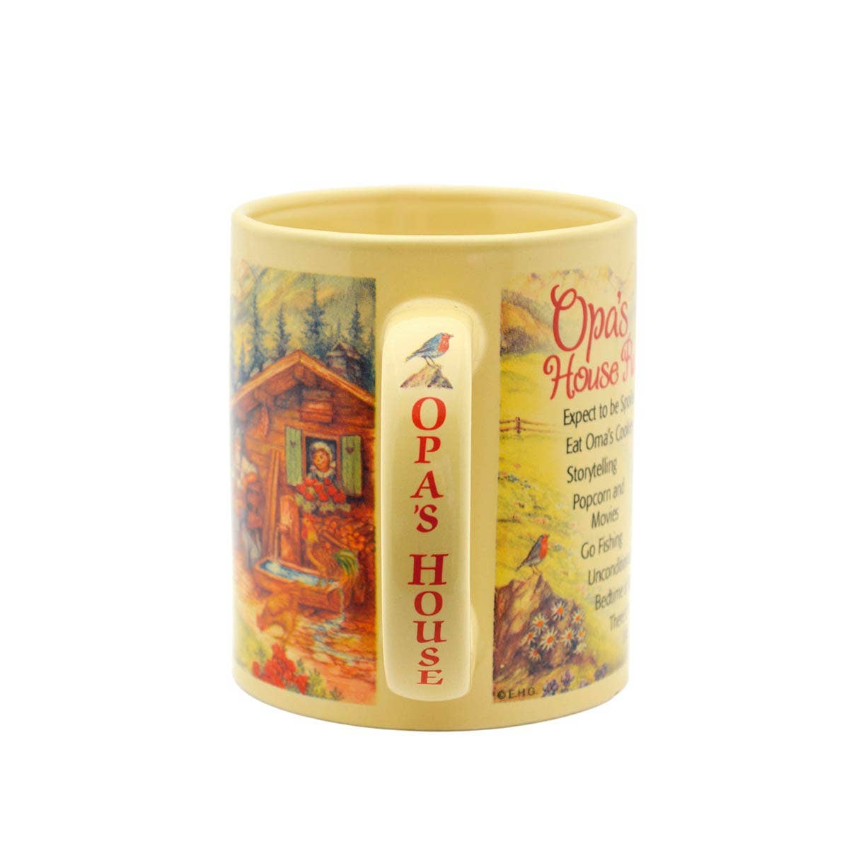 European Heritage Gifts - Wholesale Coffee Mug - Opa's House Rules Gift for Opa Mug4