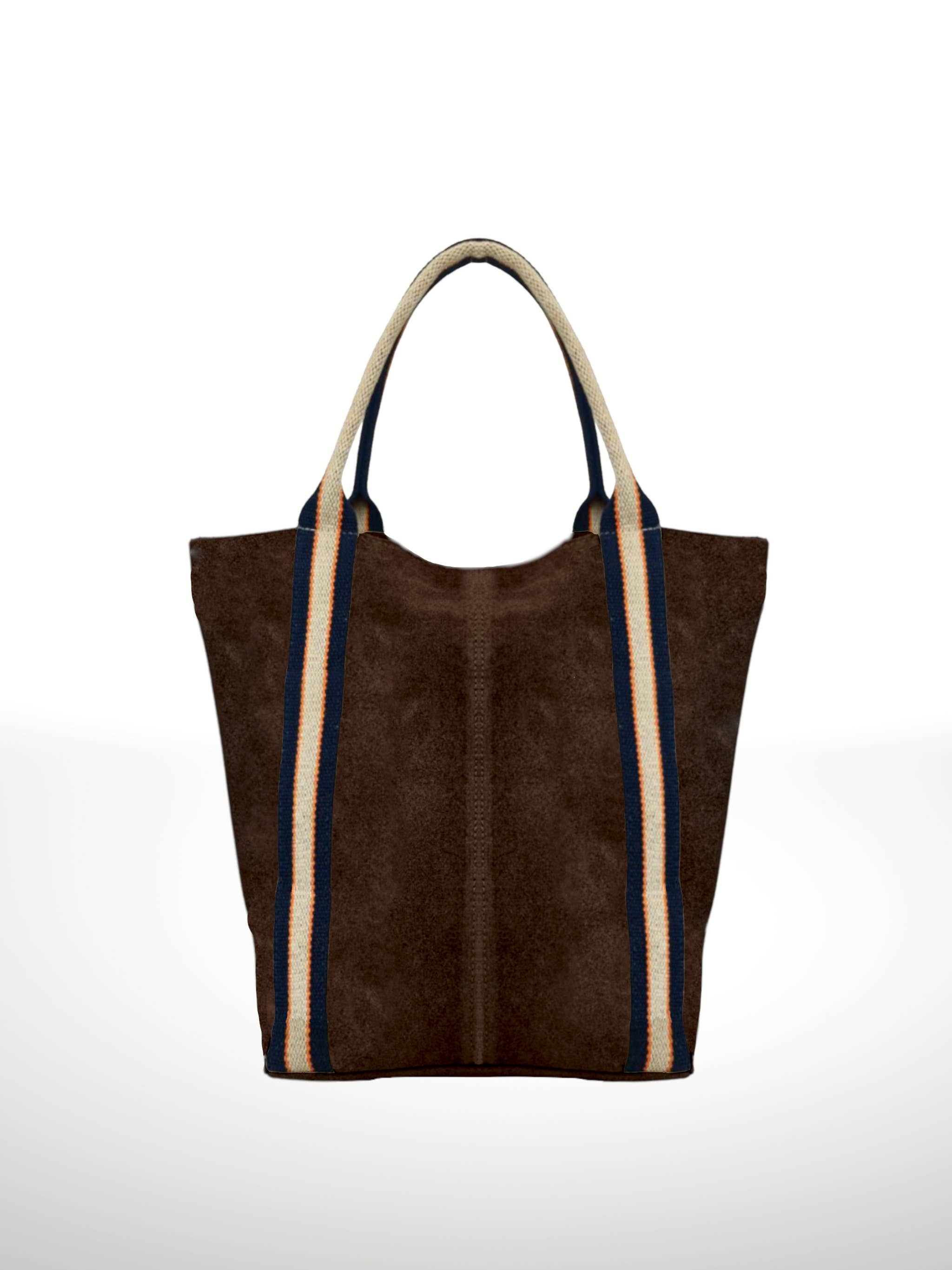 ITALIAN'S LEATHER - Wholesale Tote Bag - Women's - Melody Suede Leather Tote Bag 2218903