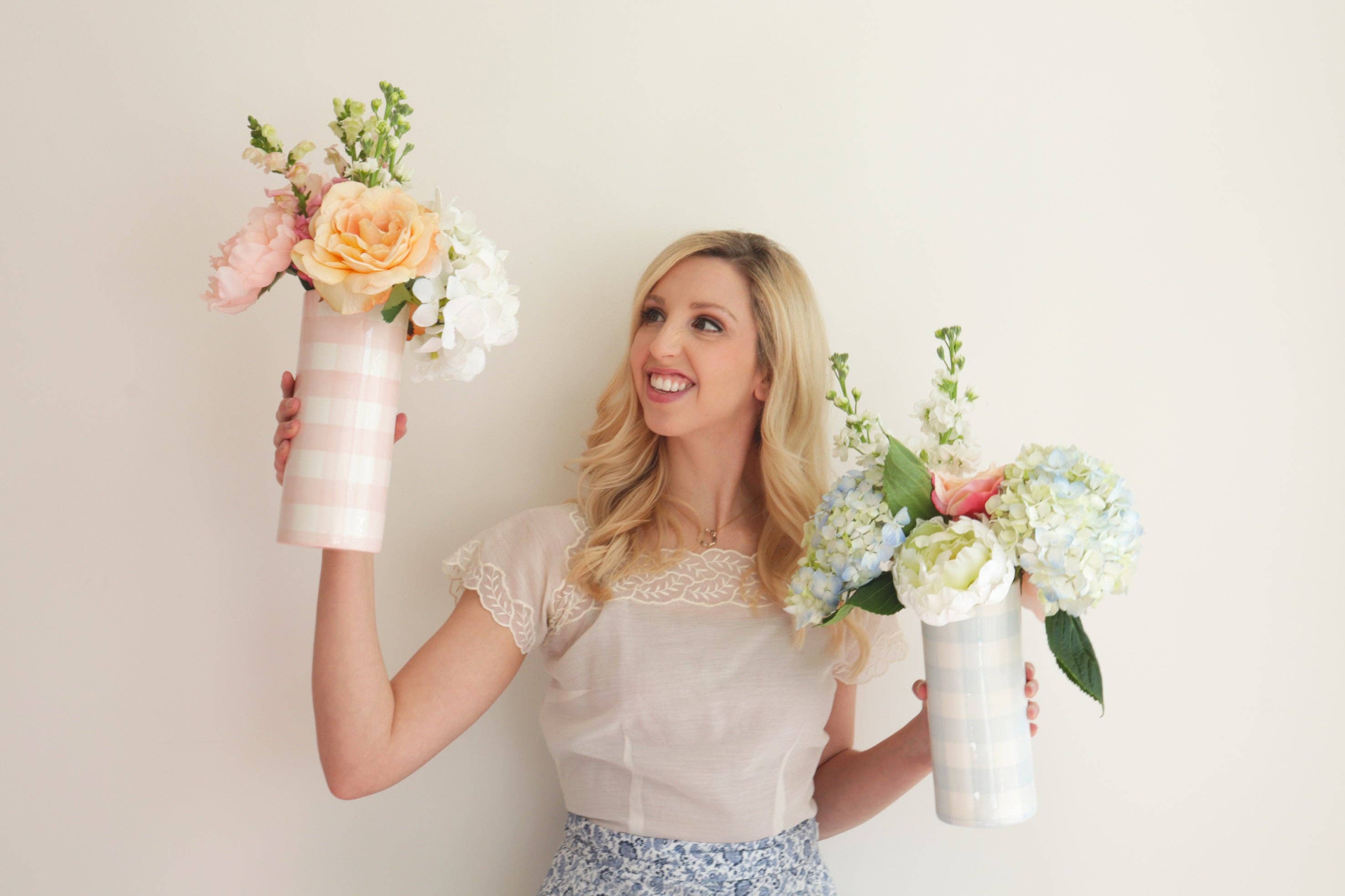 Lo Home | Ruby Clay – wholesale Vas – Gingham Kolumn Vas17