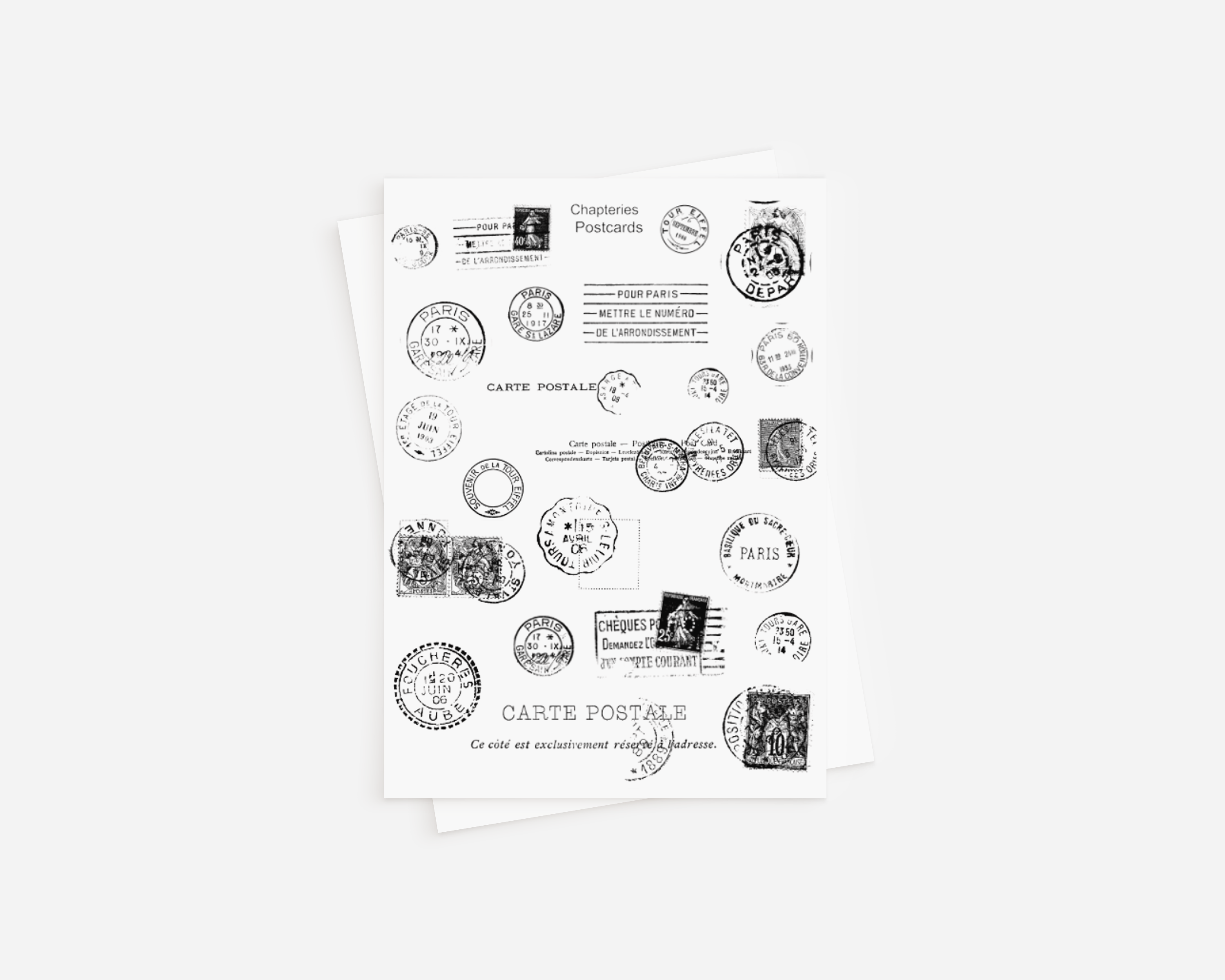 Chapteries - Wholesale Sticker - Sticker sheet - Postcard - S-1401