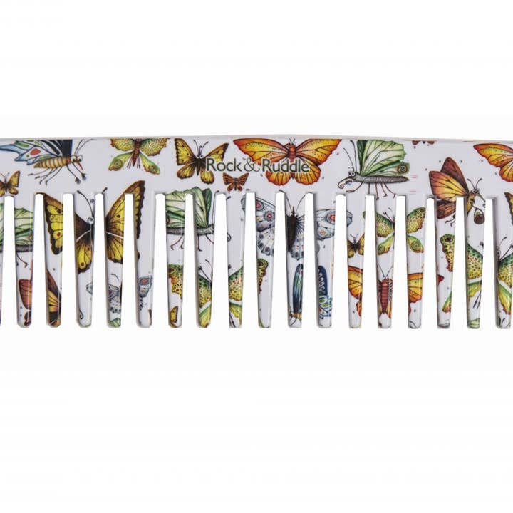 Pente de dentes largos Rock & Ruddle Lindas Borboletas por atacado de Rock & Ruddle