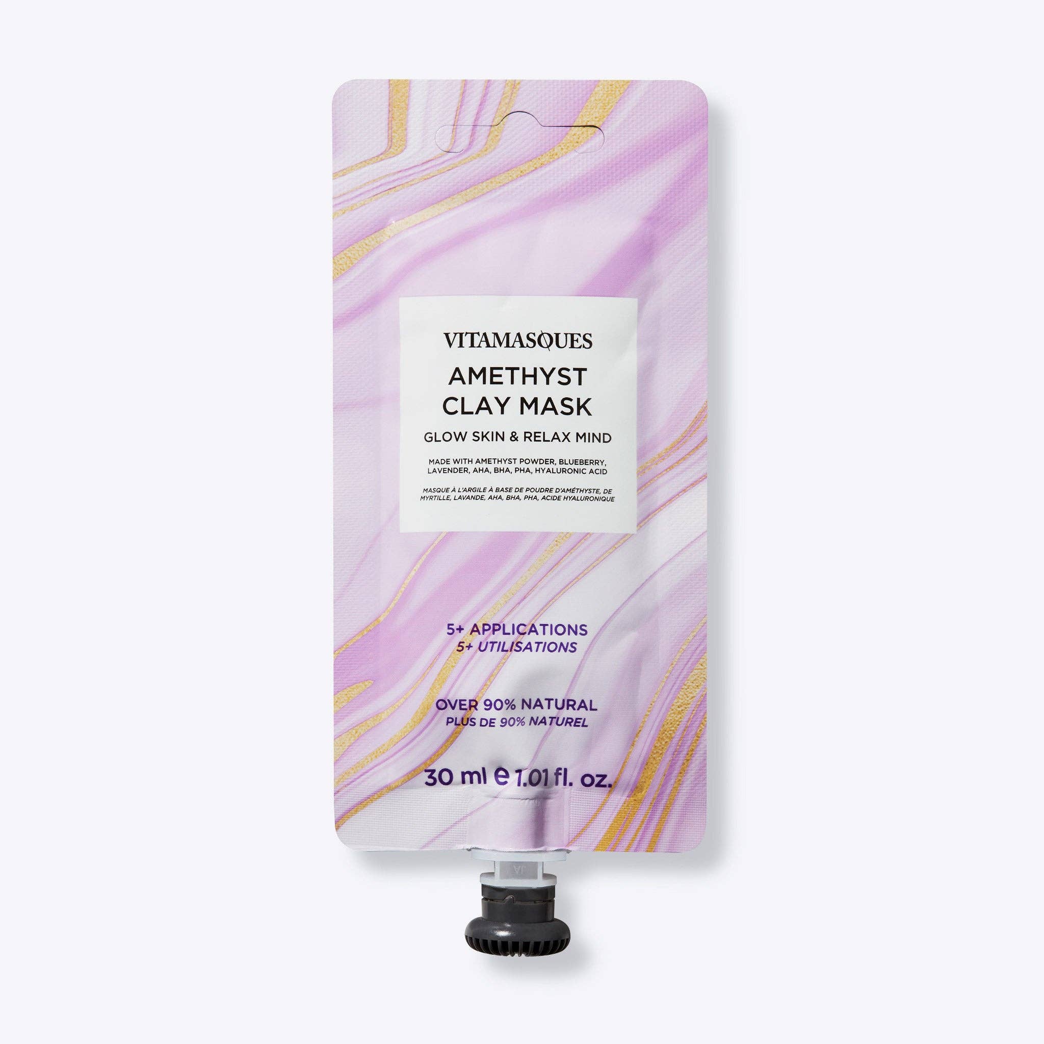 Vitamasques UK - Vendita all'ingrosso Maschera viso - Maschera Viso Argilla all'Ametista1