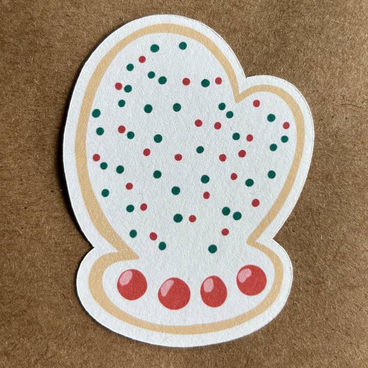 Mitten Sugar Cookie sticker for wholesale by AnneArchy
