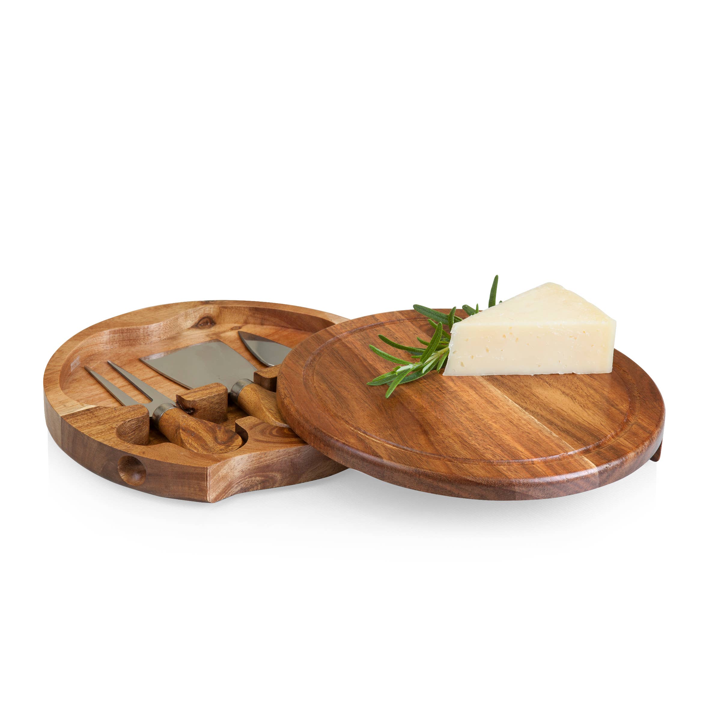 Acacia Brie Cheese Cutting Board & Tools for wholesale on Faire10