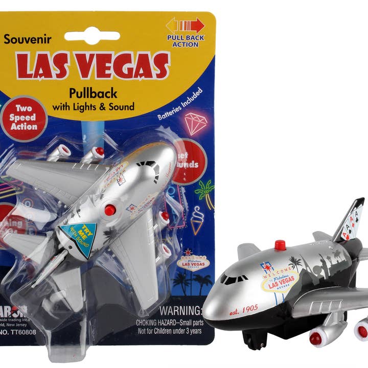 TT60808 LAS VEGAS PULLBACK CON LUCI E SUONI per la vendita all'ingrosso da parte di Daron Worldwide Trading