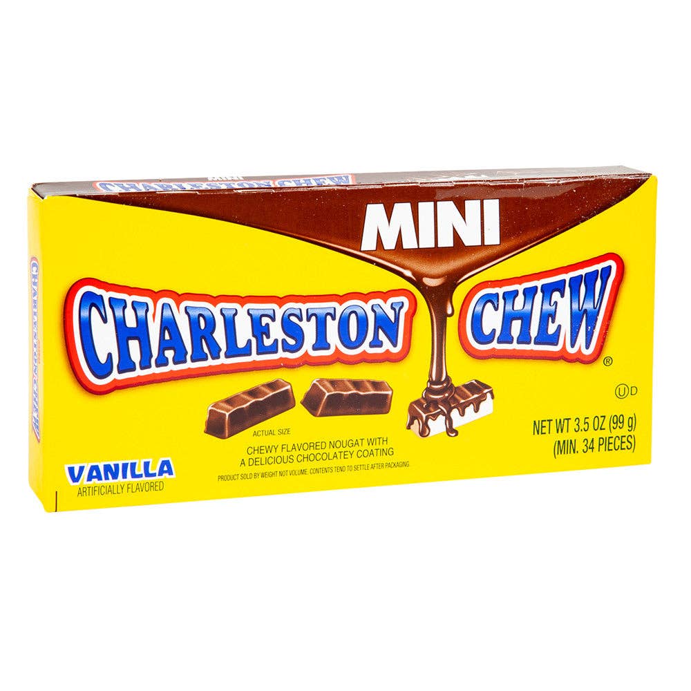 Shop The King - Wholesale Chocolate Bar - Charleston Chew Mini Theater Box Candy 3.5 oz0
