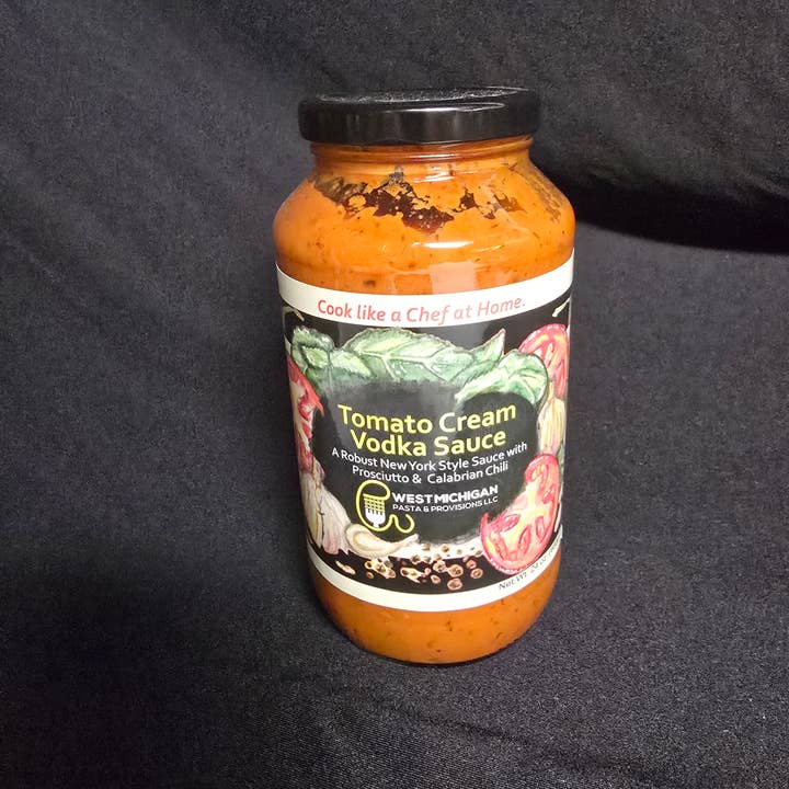 NYC Style Vodka Sauce with Prosciutto for wholesale by West Michigan Pasta & Provisions
