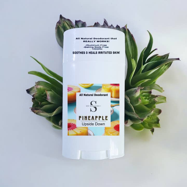 SÄ€F Body Care - Wholesale Deodorant - Unisex - Pineapple Upside Down Natural deodorant, Aluminum Free,Vegan1