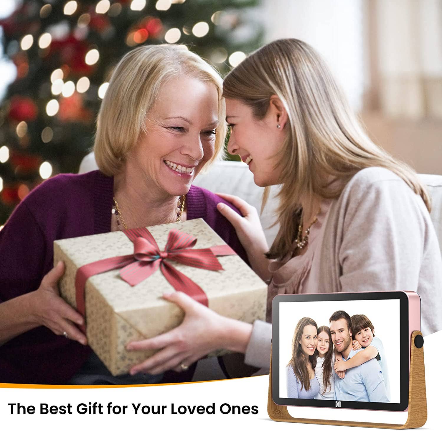 GT COMPANY - Wholesale Picture Frame - KODAK - RWF108H - 10-inch Wi-Fi Digital Photo Frame - Pink2