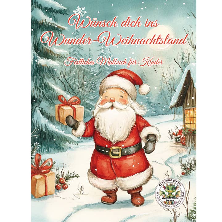 Deseja-te na Terra Maravilhosa do Natal - Livro de Colorir para Crianças por atacado de Papierfresserchens MTM-Verlag