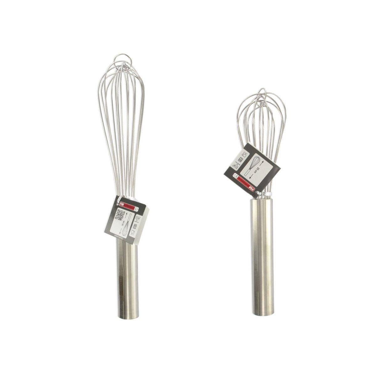 Zenker - Wholesale Whisk - Set of 2 stainless steel kitchen or pastry whisks 25 cm and 30 cm FM Professional Pastry3