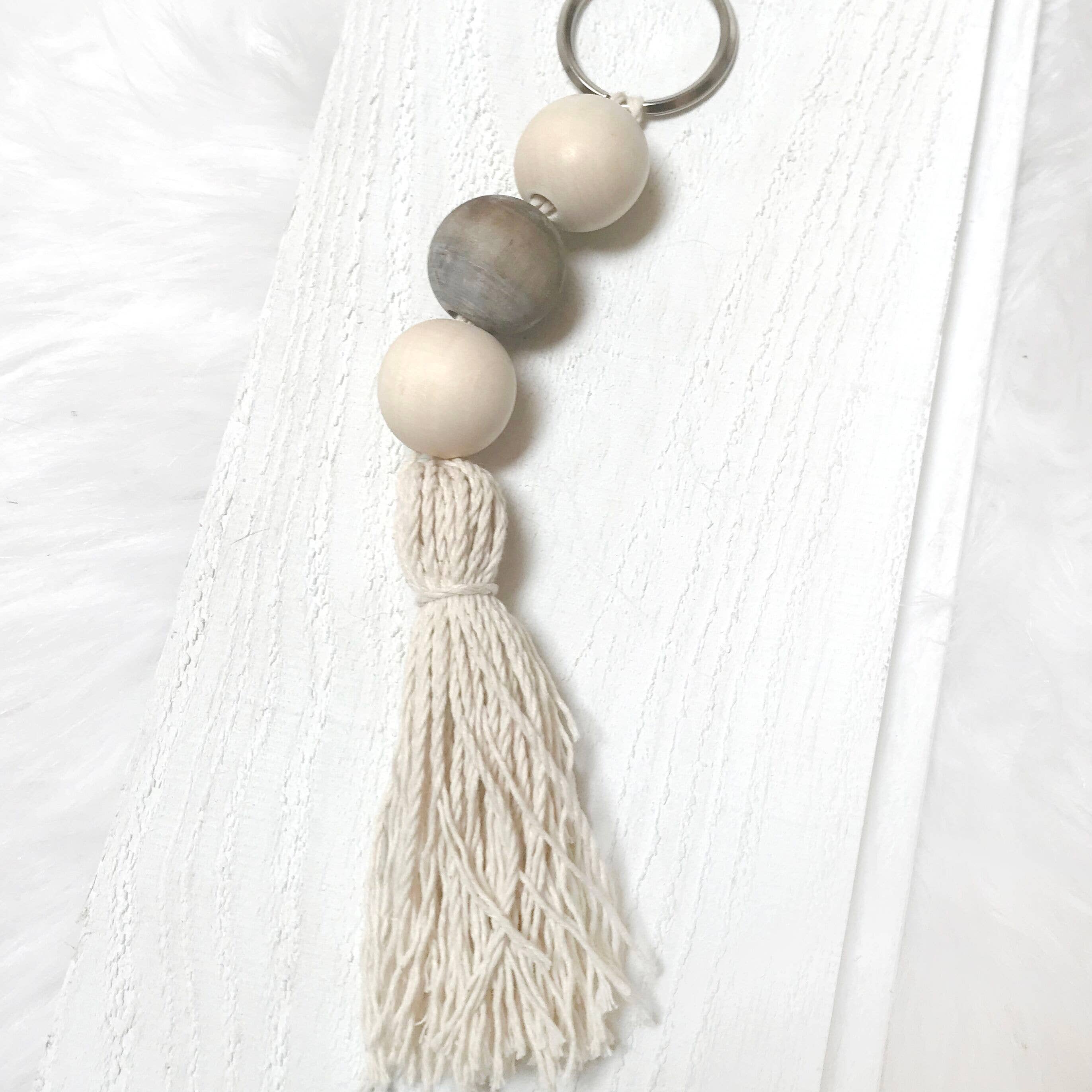 Simply Styled Art - Vente Porte-clés – femme - Porte-clés Boho avec pompon0