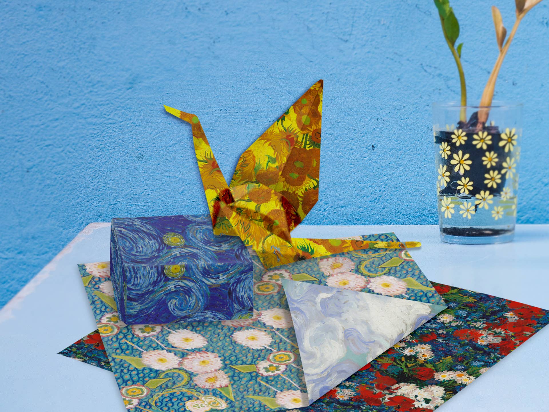Today is Art Day - Vendita all'ingrosso Kit per lavoretti fai da te - Kit origami - Van Gogh di Mon Petit Art4