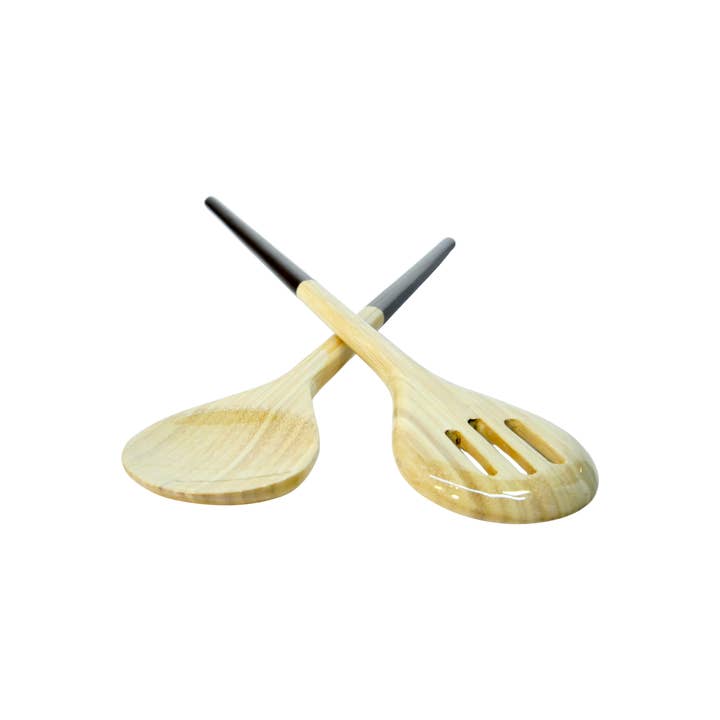 albert L. (punkt) Inc. - Wholesale Serving Utensil - Refined Bamboo Server Set14