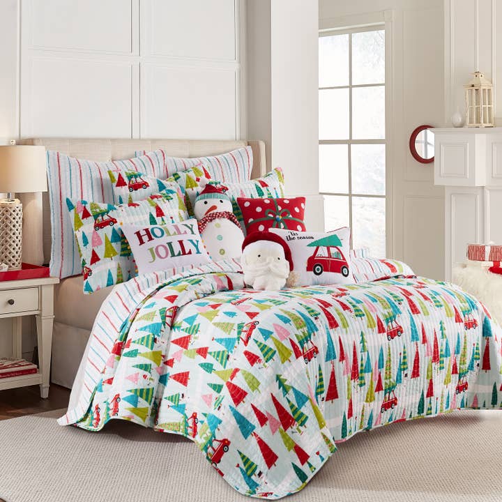 Levtex Home - Wholesale Throw/Decorative Pillow - Merry & Bright Holly Jolly Snowman Throw Pillow