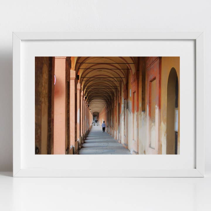 Portico di San Luca Bologna Italy Fine Art Photography Print for wholesale by Mo & Paul Photography